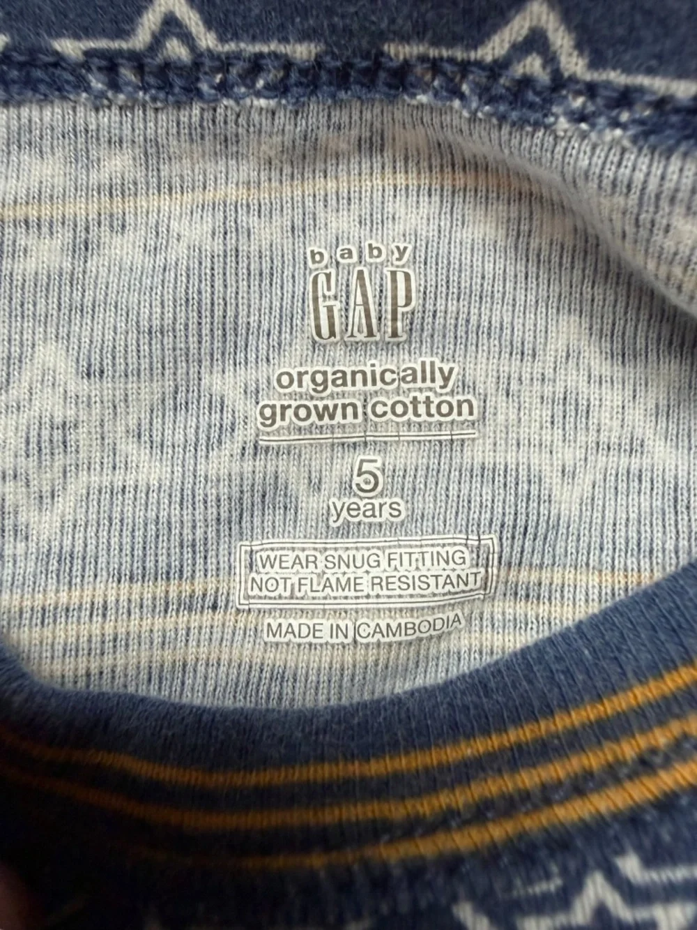 Gap Kids 5T Hanukkah Menorah Dreidel Organic Cotton Pajama Set